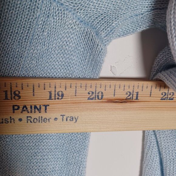 Eileen Fisher Sweater 100% Italian Linen Large Lightweight Drape Beachy Coastal - Picture 4 of 7